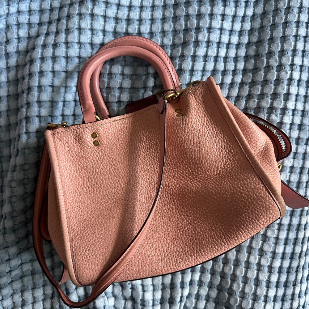 Coach Pink Rogue Shoulder Bag